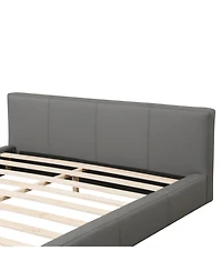 Streamdale Stylish Beige Upholstered Bed The Ideal Choice for Your Bedroom, King