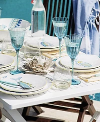 Vietri Elba's Assorted Fish Salad Plates, Set of 4