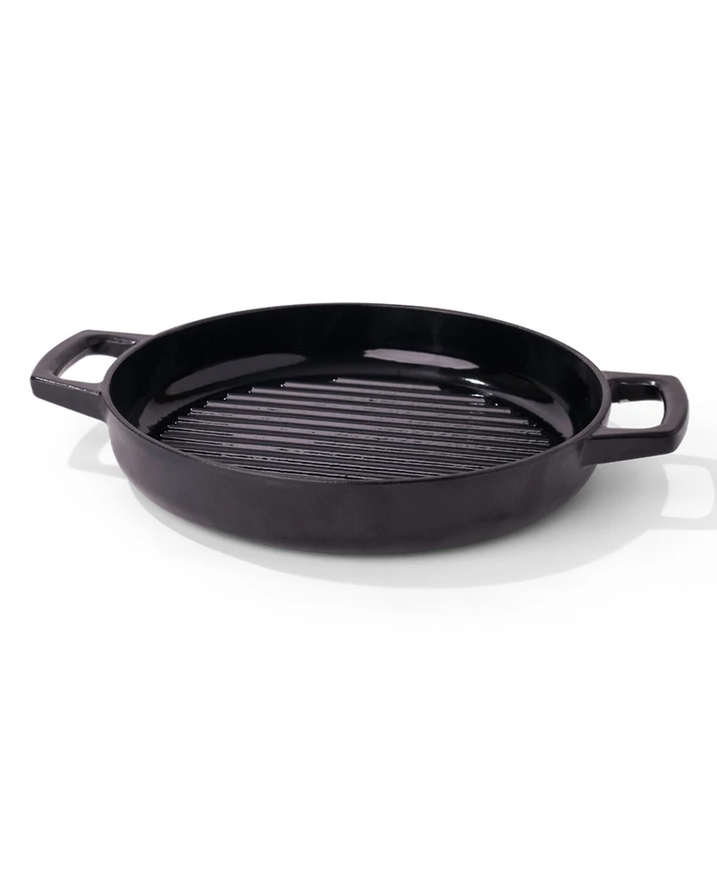 Alva Nori 11" Pre-Seasoned Cast Iron Grill Pan