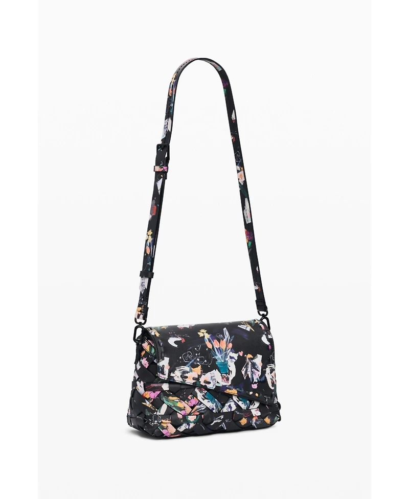 Desigual Women's Small braided floral bag