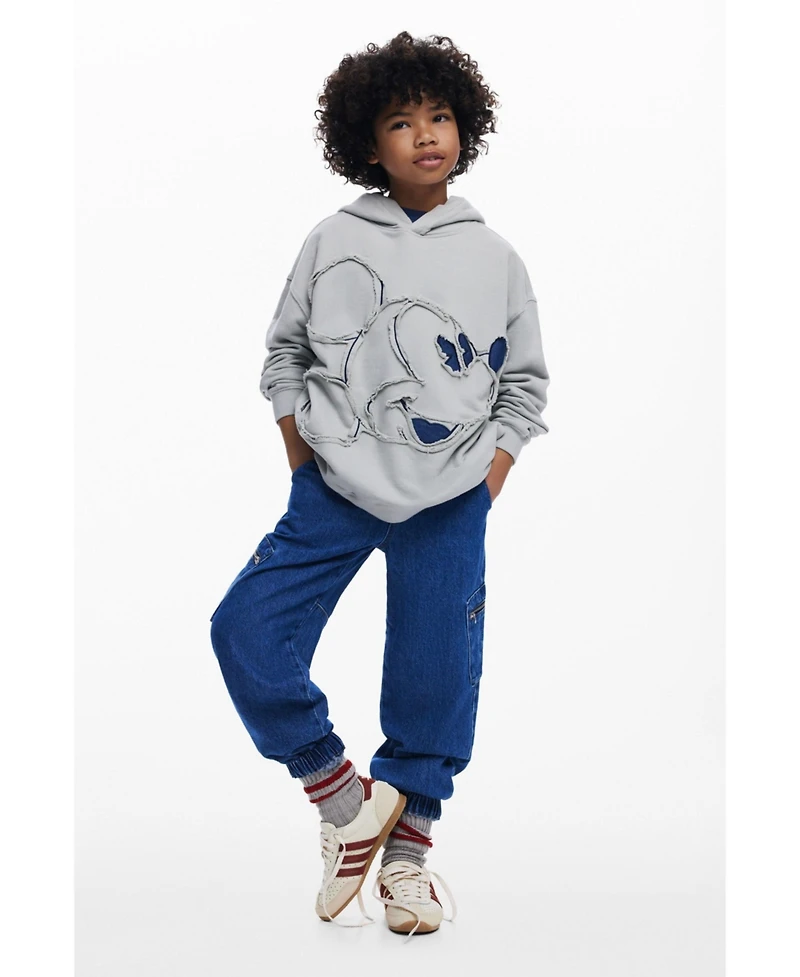 Desigual Boys Boys's Denim sweatshirt Mickey Mouse