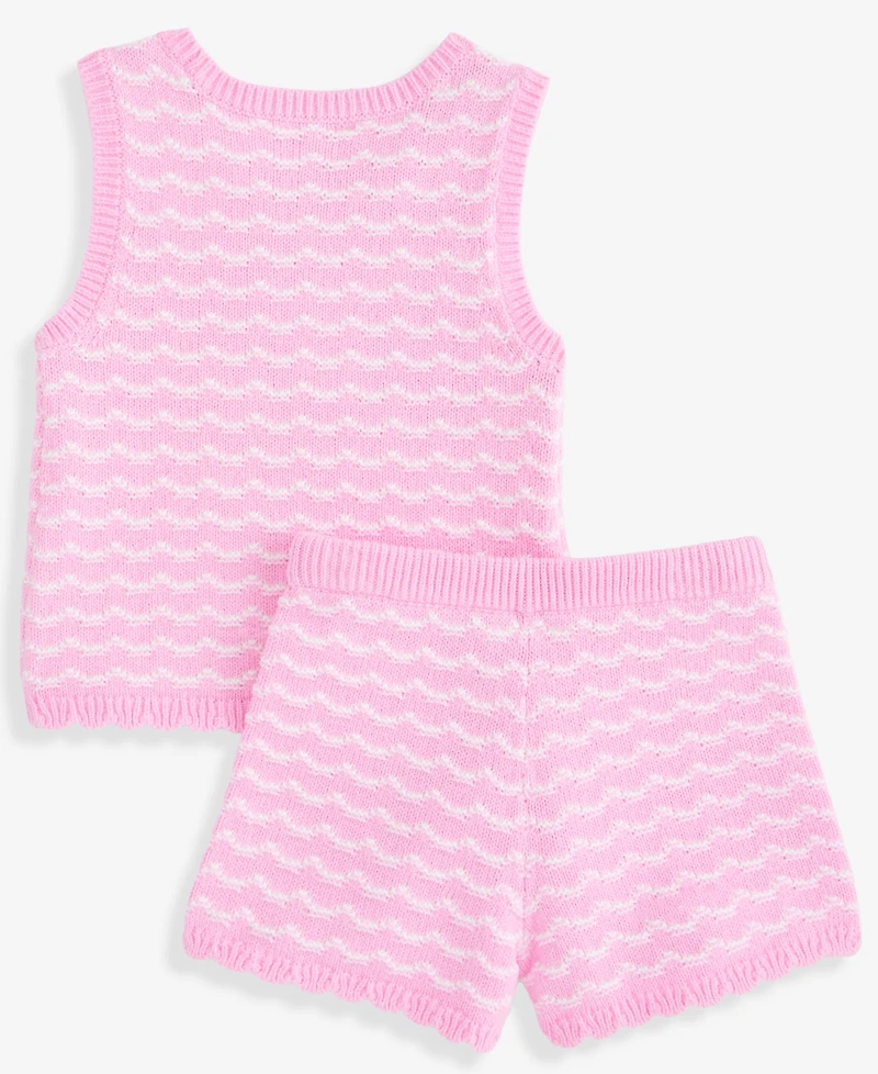 Epic Threads Girls' 5-20 Crochet Top & Shorts, 2-Piece Set, Macy's Exclusive
