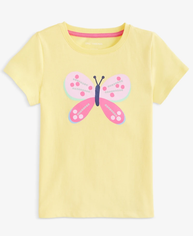 Epic Threads Girls' 12M-5T Butterfly Tee, Macy's Exclusive