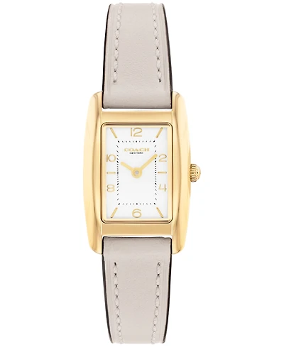 Coach Women's Reese Chalk Leather Strap Watch, 20mm