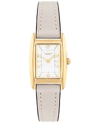 Coach Women's Reese Chalk Leather Strap Watch, 20mm