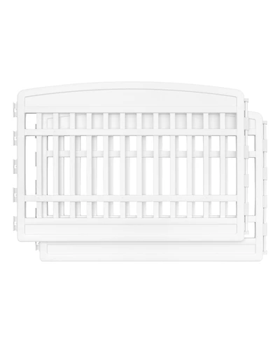 Iris Usa 24-Inch Pet Playpen 2-Panel Add-On Heavy-Duty Plastic Dog Playpen