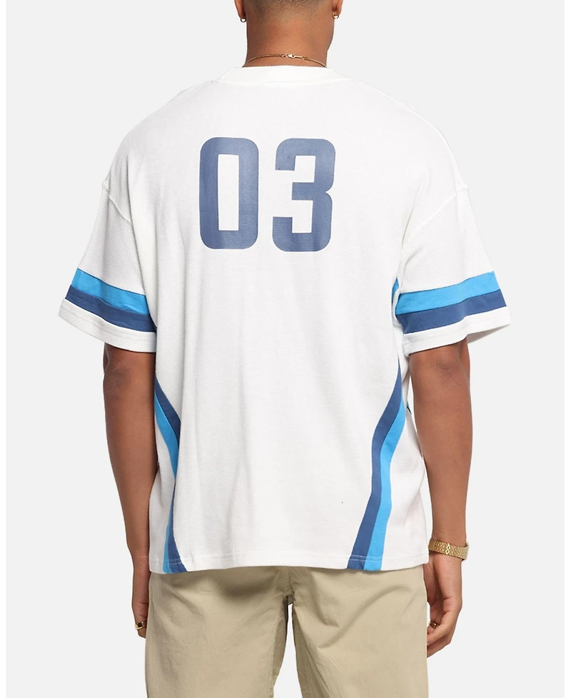 Carre Men's Graffiti Waffle T-Shirt Off White