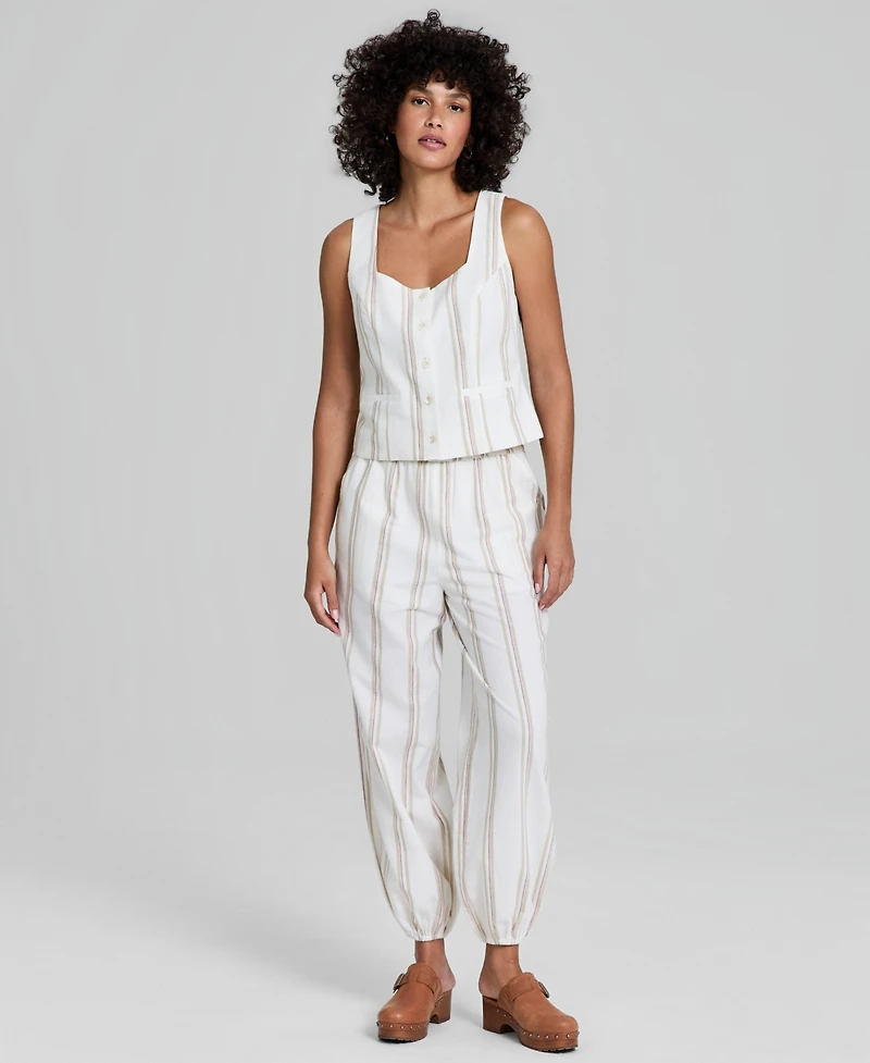 And Now This Women's Square-Neck Striped Vest, Macy's Exclusive