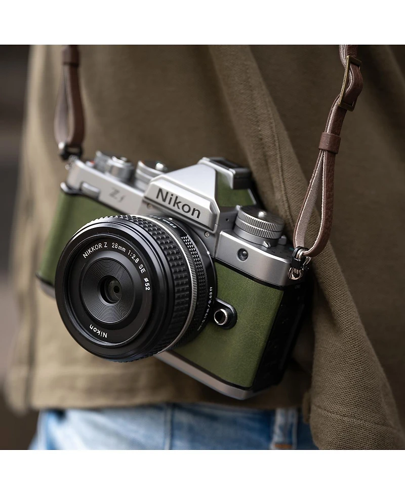 Nikon Z f Mirrorless Camera, Silver/Moss Green