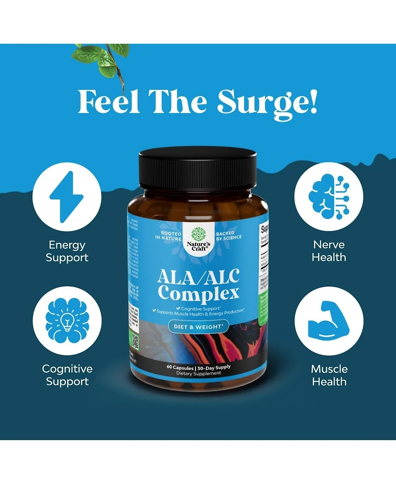 Nature's Craft Ala & Alc Capsules, 60ct