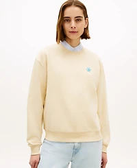 Tommy Hilfiger Women's Script Logo Crewneck Sweatshirt