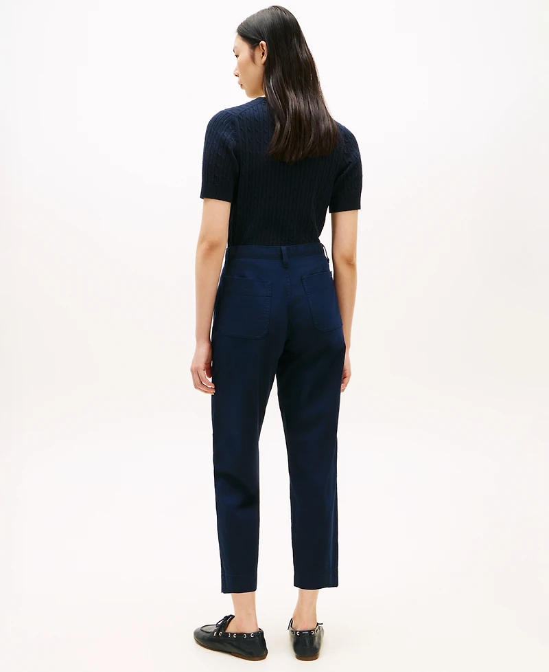 Tommy Hilfiger Women's Twill Patch Pocket Chinos Pants