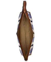 Lauren Ralph Striped Large Pouch Wallet