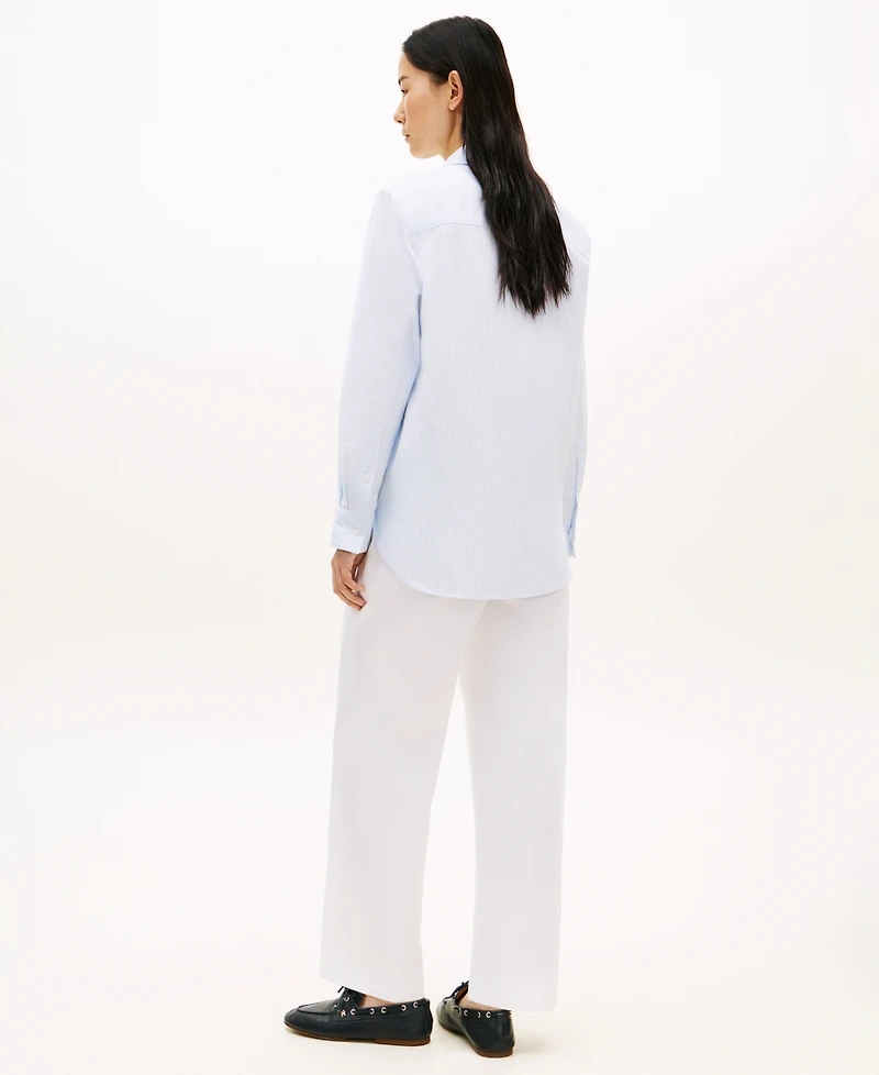 Tommy Hilfiger Women's Long-Sleeve Oxford Shirt