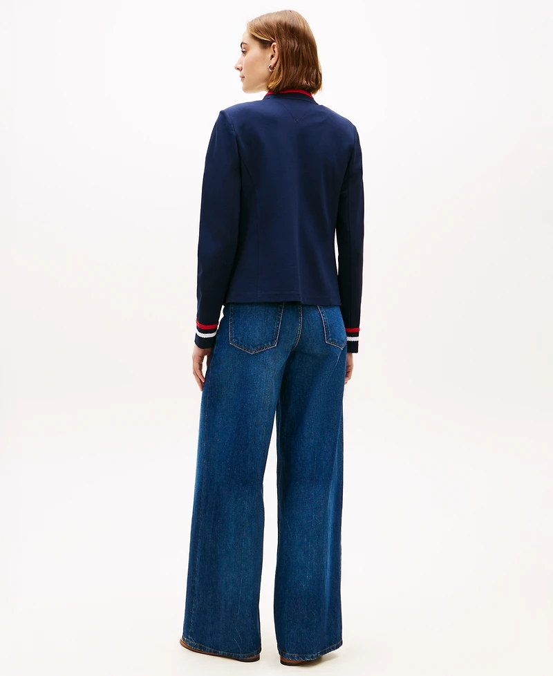 Tommy Hilfiger Women's Open Band High Collar Jacket