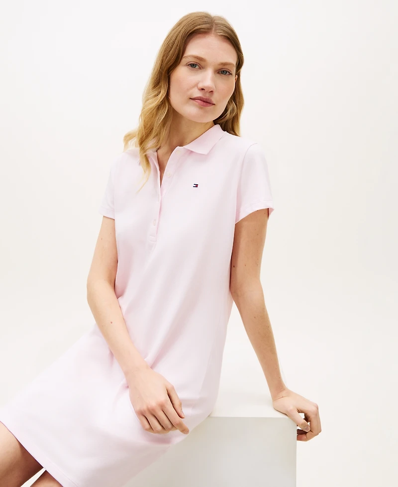 Tommy Hilfiger Women's Classic Pique Short-Sleeve Polo Dress