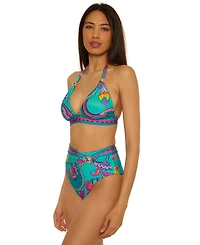 Trina Turk Women's Mykonos High Waist Swim Bottoms