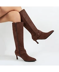 Berness Aston Kitten Heel Boots with Harness