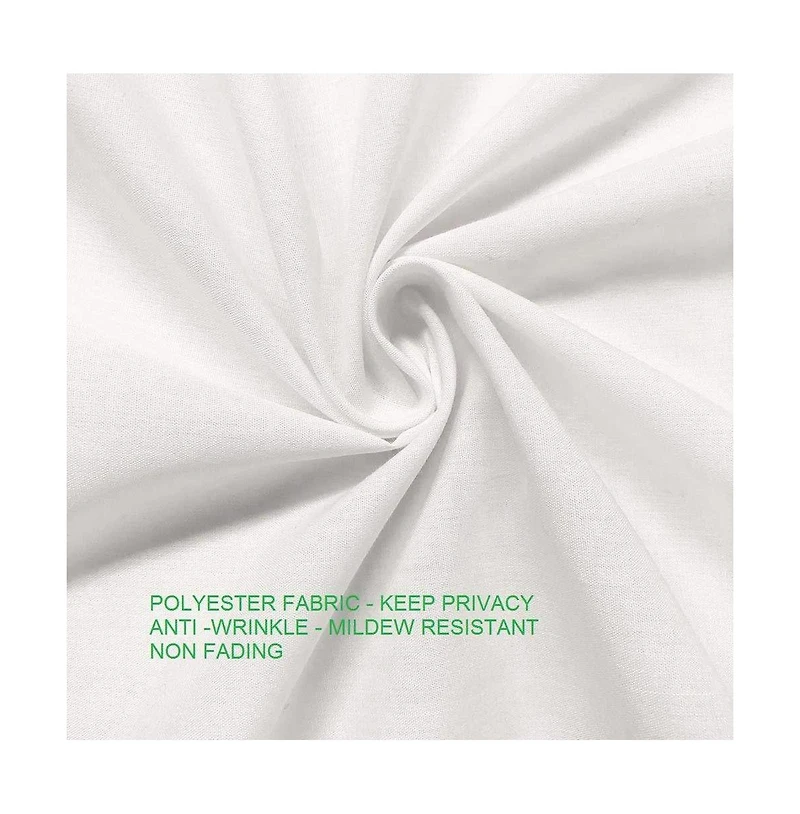 Slickblue 72-in. Paisley Polyester Fabric Shower Curtain in Vibrant Teal Red Yellow White