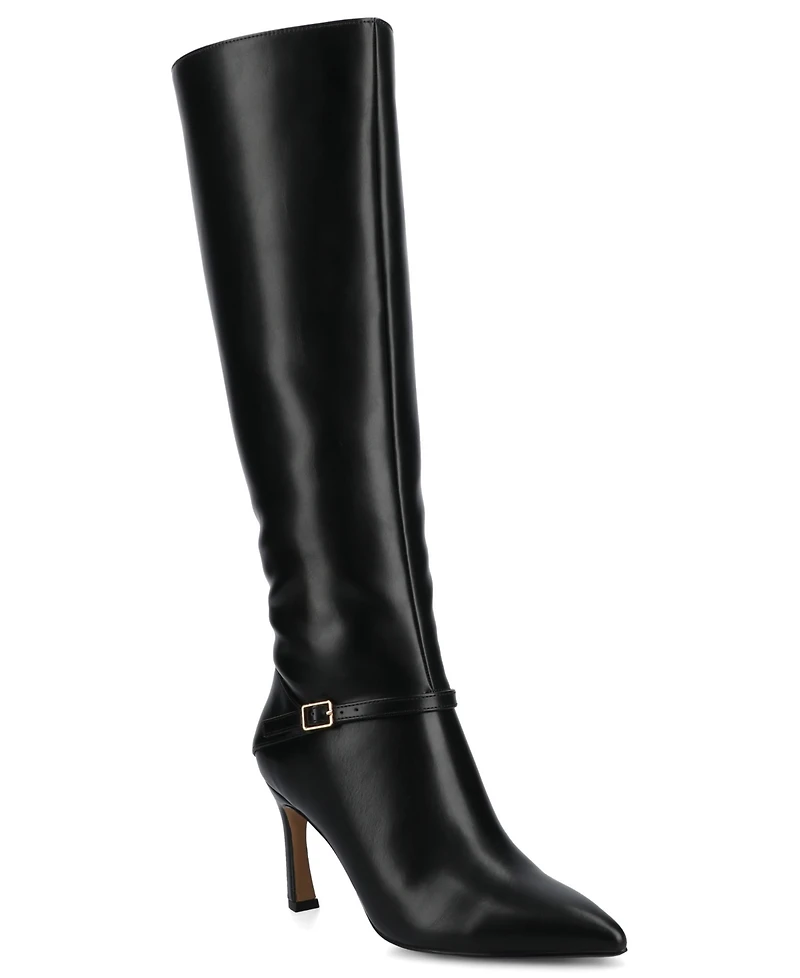 Journee Collection Women's Elara Stiletto Heel Dress Boots