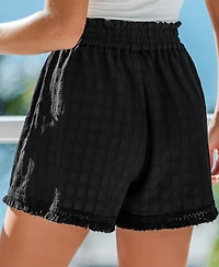 Cupshe Women's San Diego Black Shorts