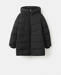 Mango Women's Hood Puffer Coat