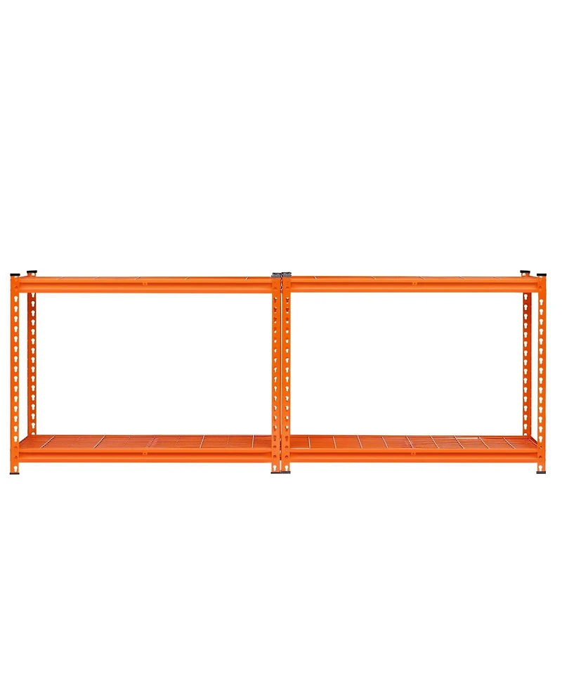 Mecale 4-Tier Storage Shelves, 2400-Lb Capacity, 20"D x 40"W x 60"H, Adjustable Heavy-Duty Utility Rack