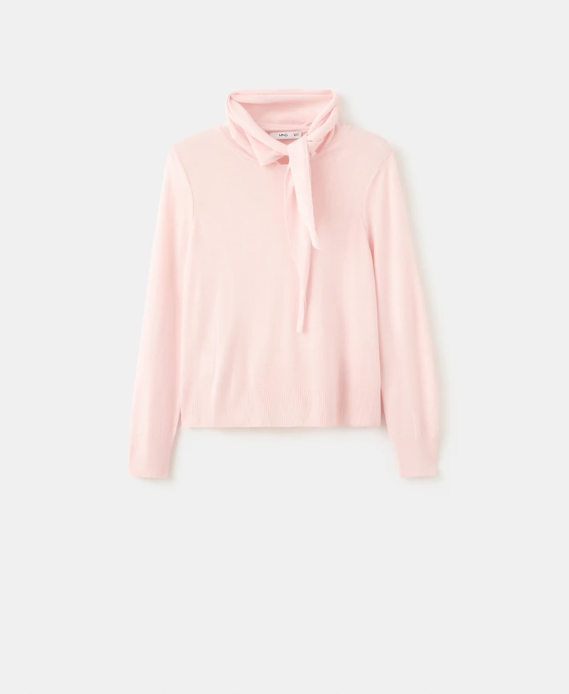 Mango Women's Knot Turtleneck Sweater