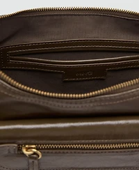 Mango Women's Pockets Shoulder Bag