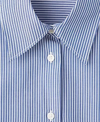 Mango Women's Cotton And Lyocell Blend Straight Shirt