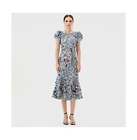 Bariano Women's Peri Flutter Sleeve Midi Dresses