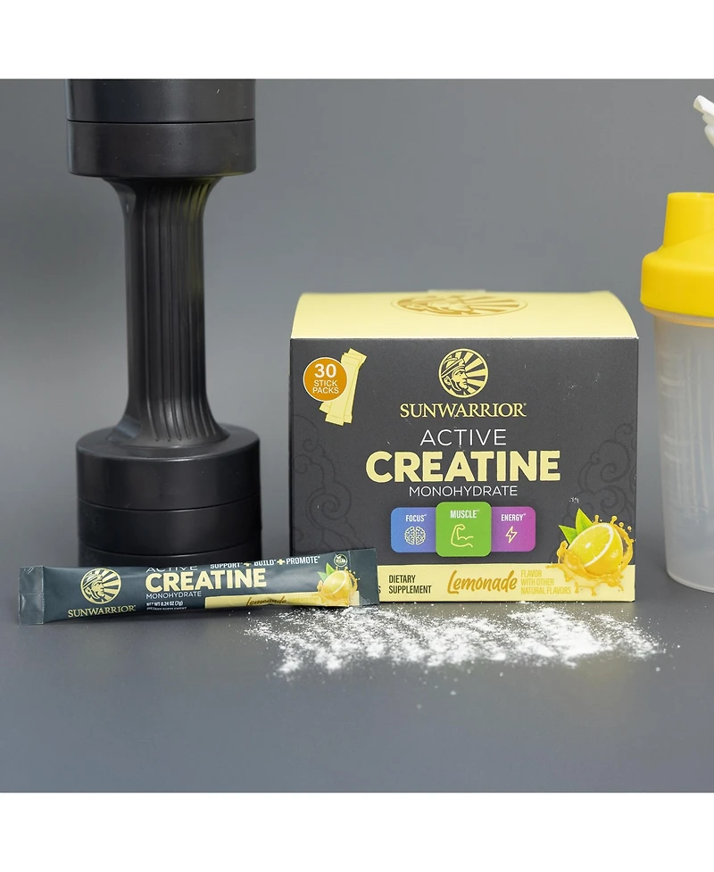 Sunwarrior Us Active Creatine Lemonade 210g Pop Box (30 ct