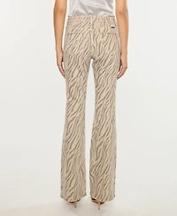 Kancan Women's High Rise Flare Jeans