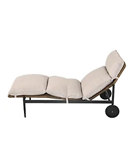 Mondawe 3 Pieces Aluminum Rattan Patio Bistro Set