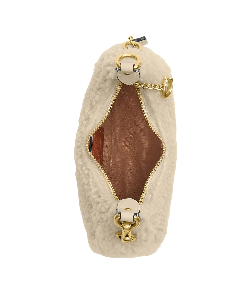 Coach Jonie Shearling Mini Crossbody Bag