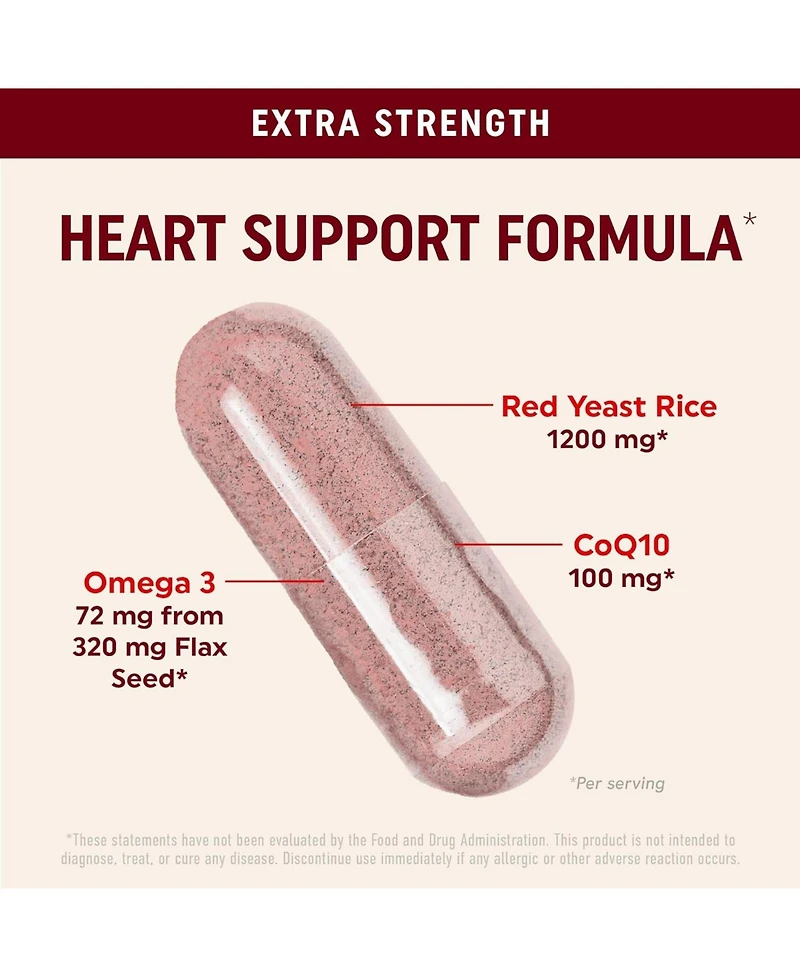 Mav Nutrition Red Yeast Rice Capsules, 90ct