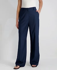French Connection Women's Twill High Rise Relaxed Ankle Trousers