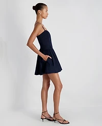 French Connection Women's Side Zip Flare Mini Skirt