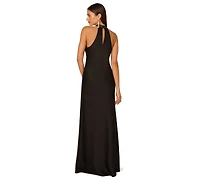 Adrianna Women's Stretch Satin Long Dress