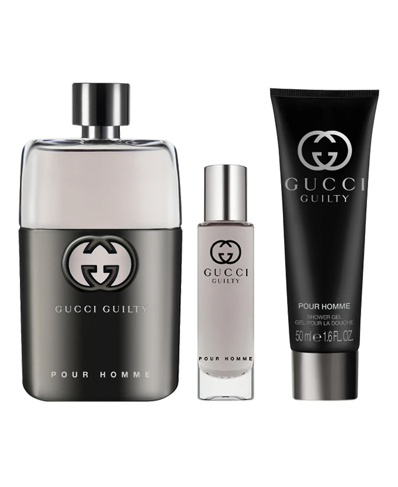 Gucci Men's 3-Pc. Guilty Pour Homme Eau De Toilette Gift Set