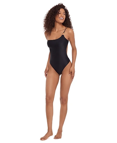 Steve Madden Women's Moderate Coverage One-Piece Swimsuit