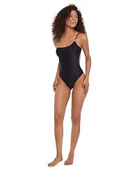 Steve Madden Women's Moderate Coverage One-Piece Swimsuit