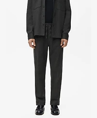 Mango Men's Cotton Drawstring Joggers Pants