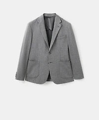 Mango Men's Slim-Fit Herringbone Tailored Jacket