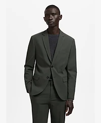Mango Men's Stretch Fabric Super Slim-Fit Suit Jacket