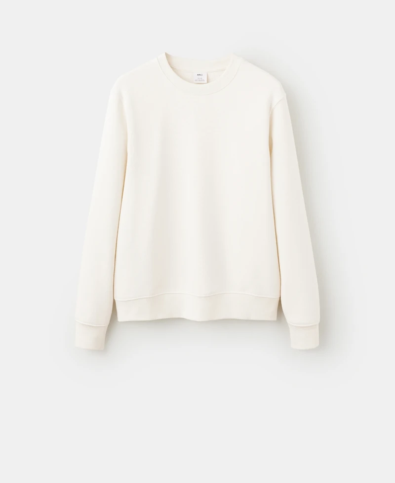 Mango Men's Regular-Fit Cotton Sweatshirt