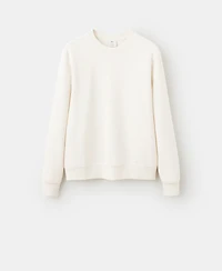 Mango Men's Regular-Fit Cotton Sweatshirt