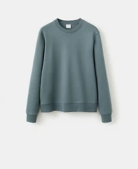 Mango Men's Regular-Fit Cotton Sweatshirt