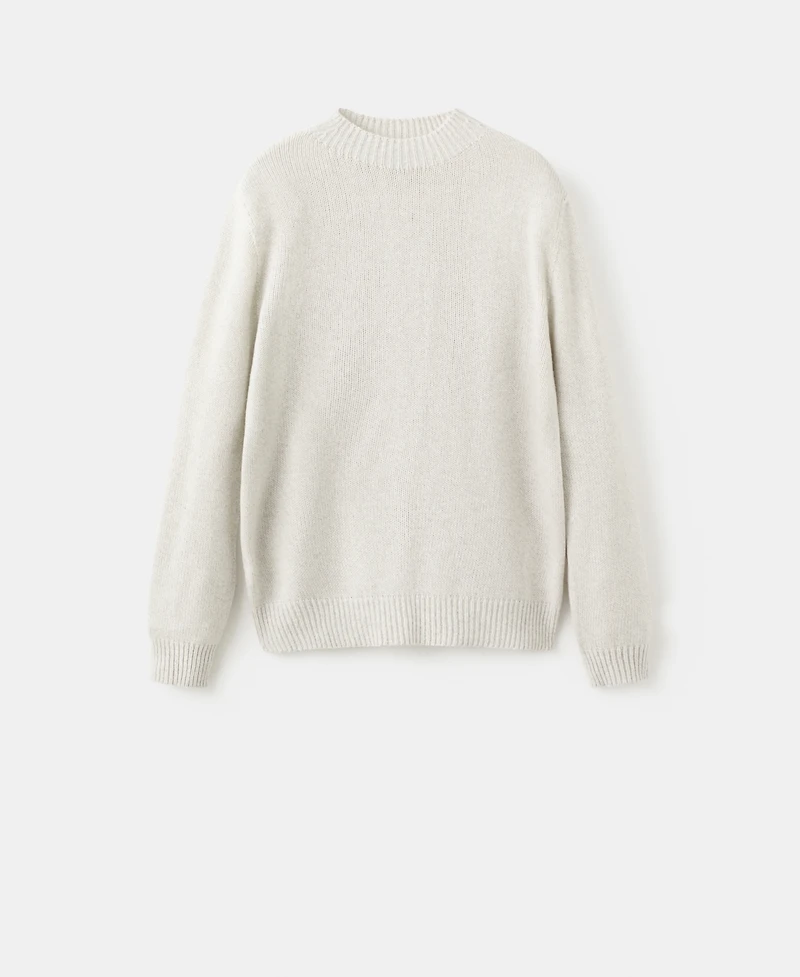 Mango Men's Structured Wool-Blend Knitted Sweater