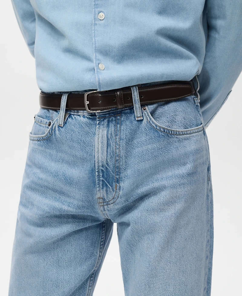 Mango Men's Moby Straight-Fit Light-Wash Jeans